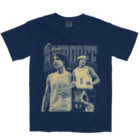 CAMRON AMBOREE GRAPHIC NAVY TEE