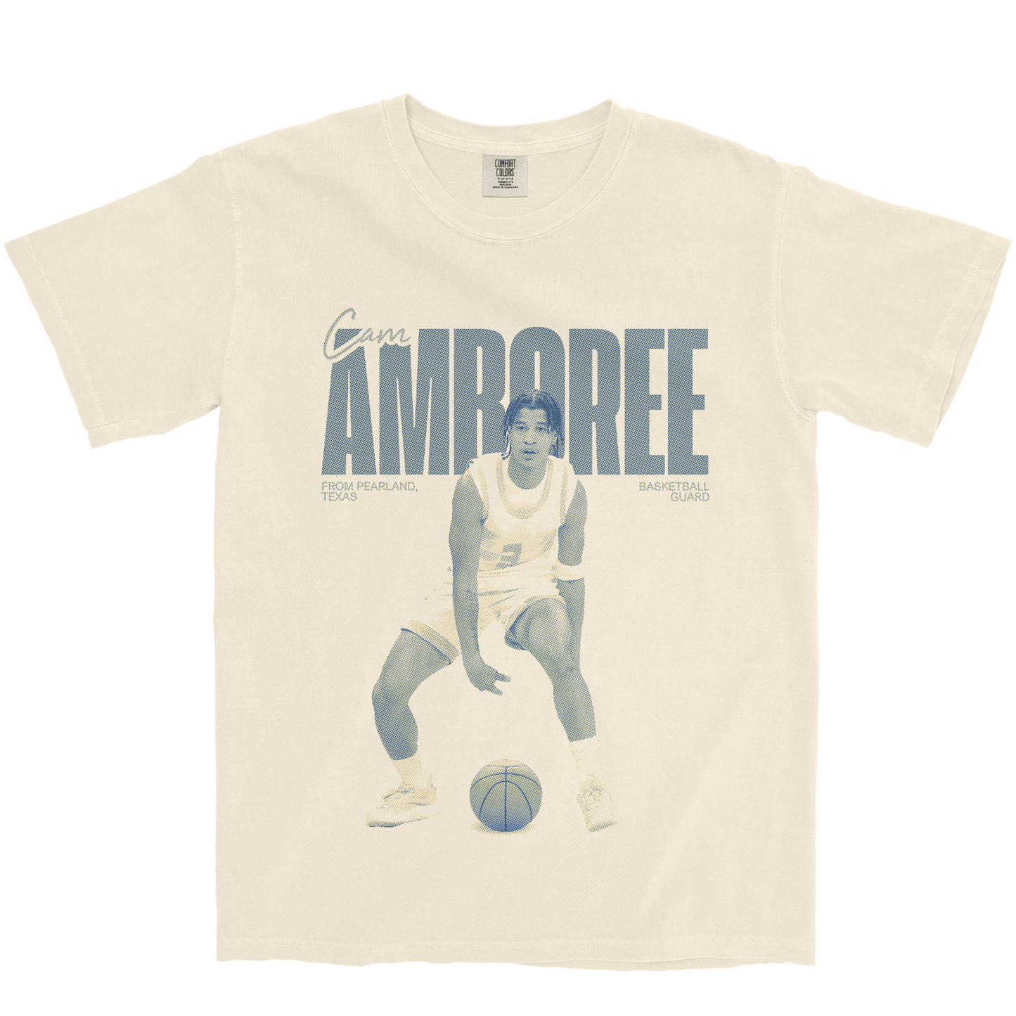 CAMRON AMBOREE VINTAGE IVORY TEE
