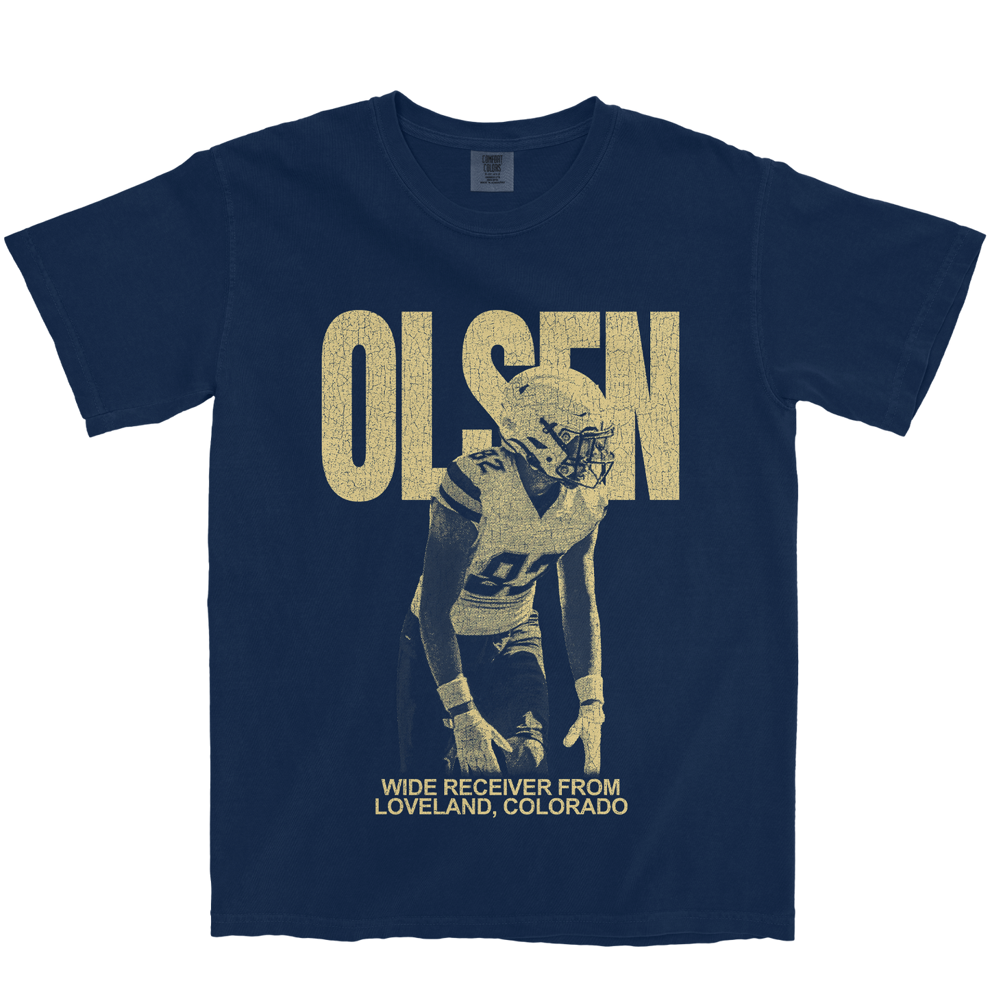 TREY OLSEN VINTAGE NAVY TEE
