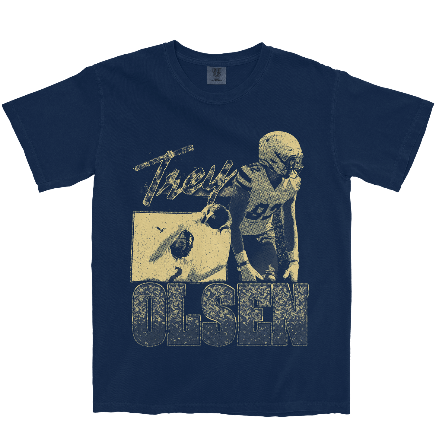 TREY OLSEN GRAPHIC NAVY TEE