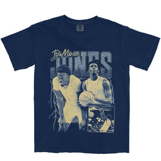 DAMARIEE JONES GRAPHIC NAVY TEE