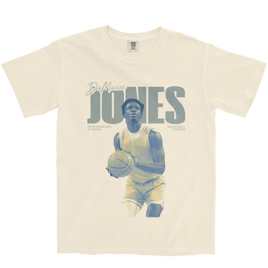 DAMARIEE JONES VINTAGE IVORY TEE