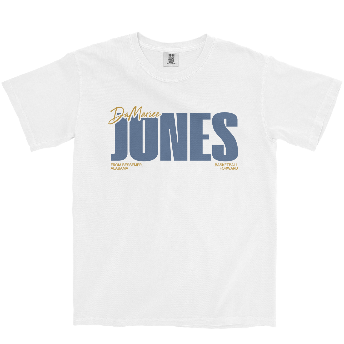 DAMARIEE JONES CLASSIC WHITE TEE