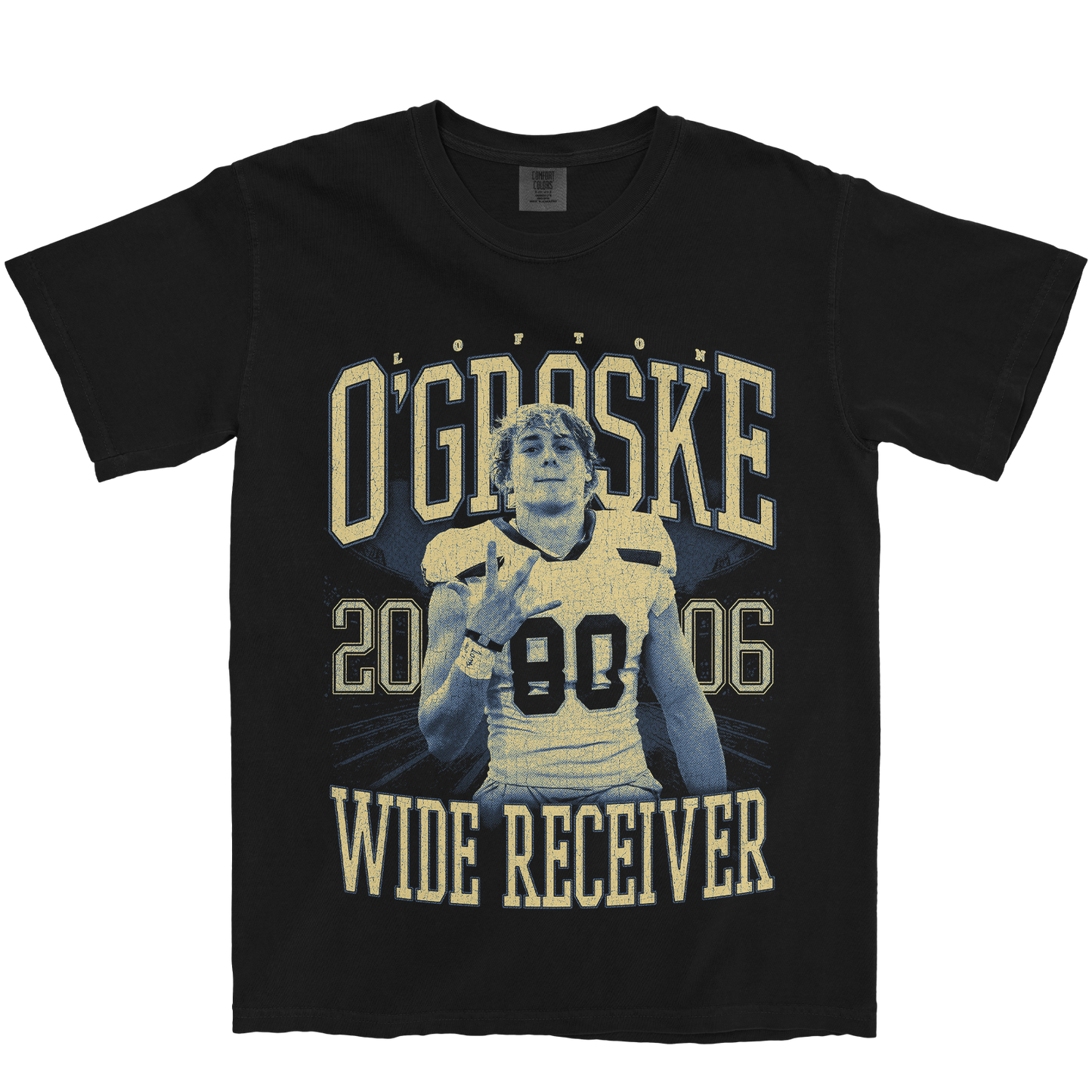 LOFTON O'GROSKE VINTAGE BLACK TEE