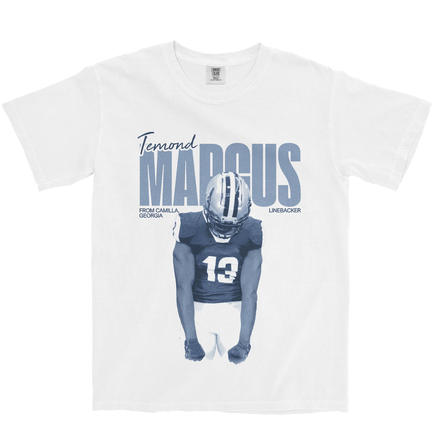 TEMOND MARCUS VINTAGE WHITE TEE