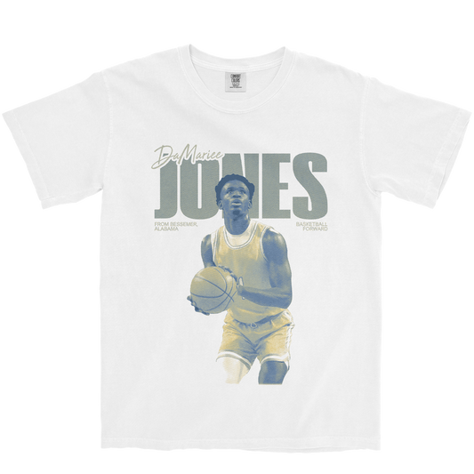 DAMARIEE JONES VINTAGE WHITE TEE