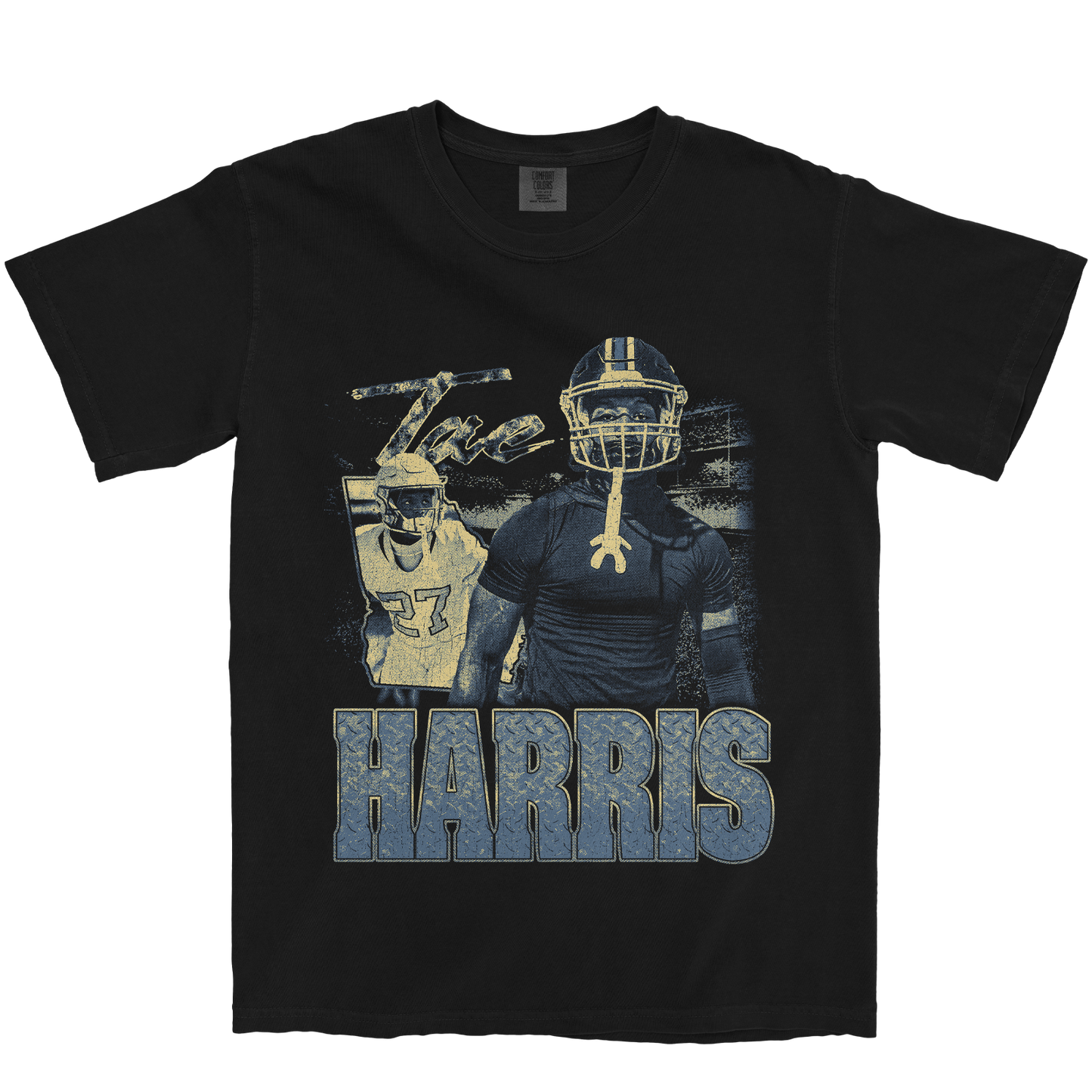 TAE HARRIS GRAPHIC BLACK TEE