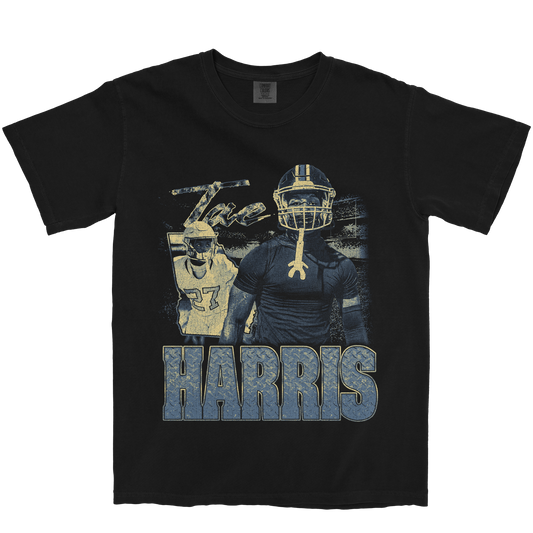 TAE HARRIS GRAPHIC BLACK TEE