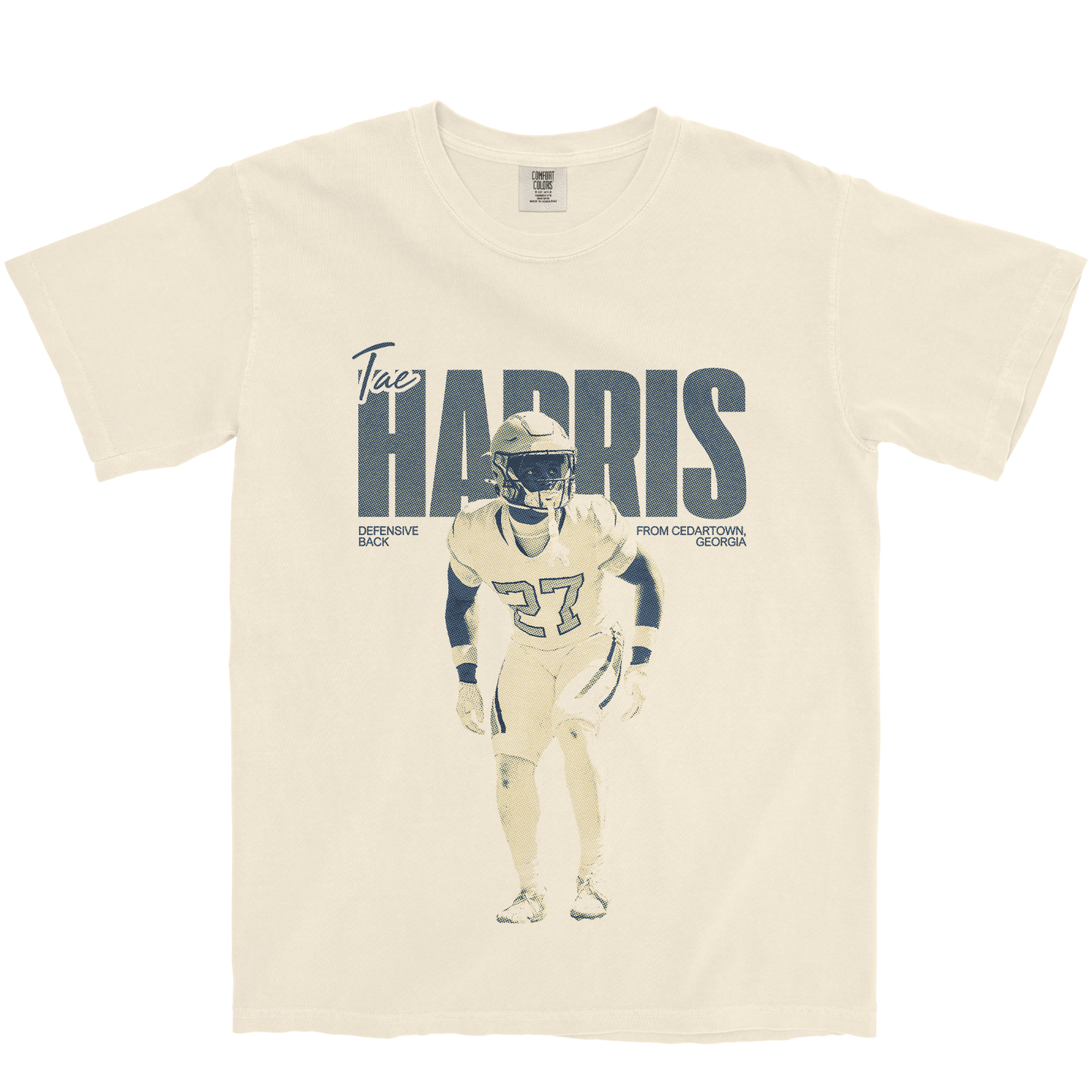 TAE HARRIS VINTAGE IVORY TEE
