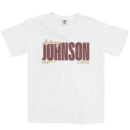 ANTHONY JOHNSON CLASSIC WHITE TEE