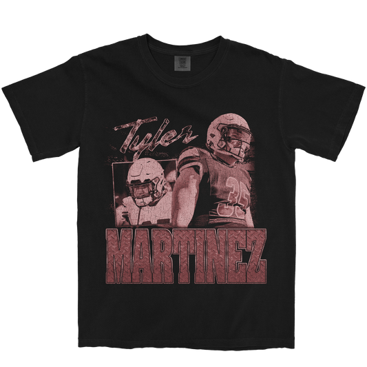 TYLER MARTINEZ GRAPHIC BLACK TEE