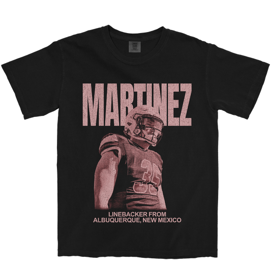 TYLER MARTINEZ VINTAGE BLACK TEE