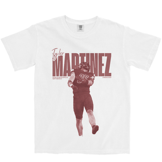 TYLER MARTINEZ VINTAGE WHITE TEE