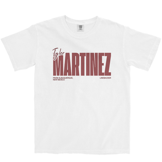 TYLER MARTINEZ CLASSIC WHITE TEE