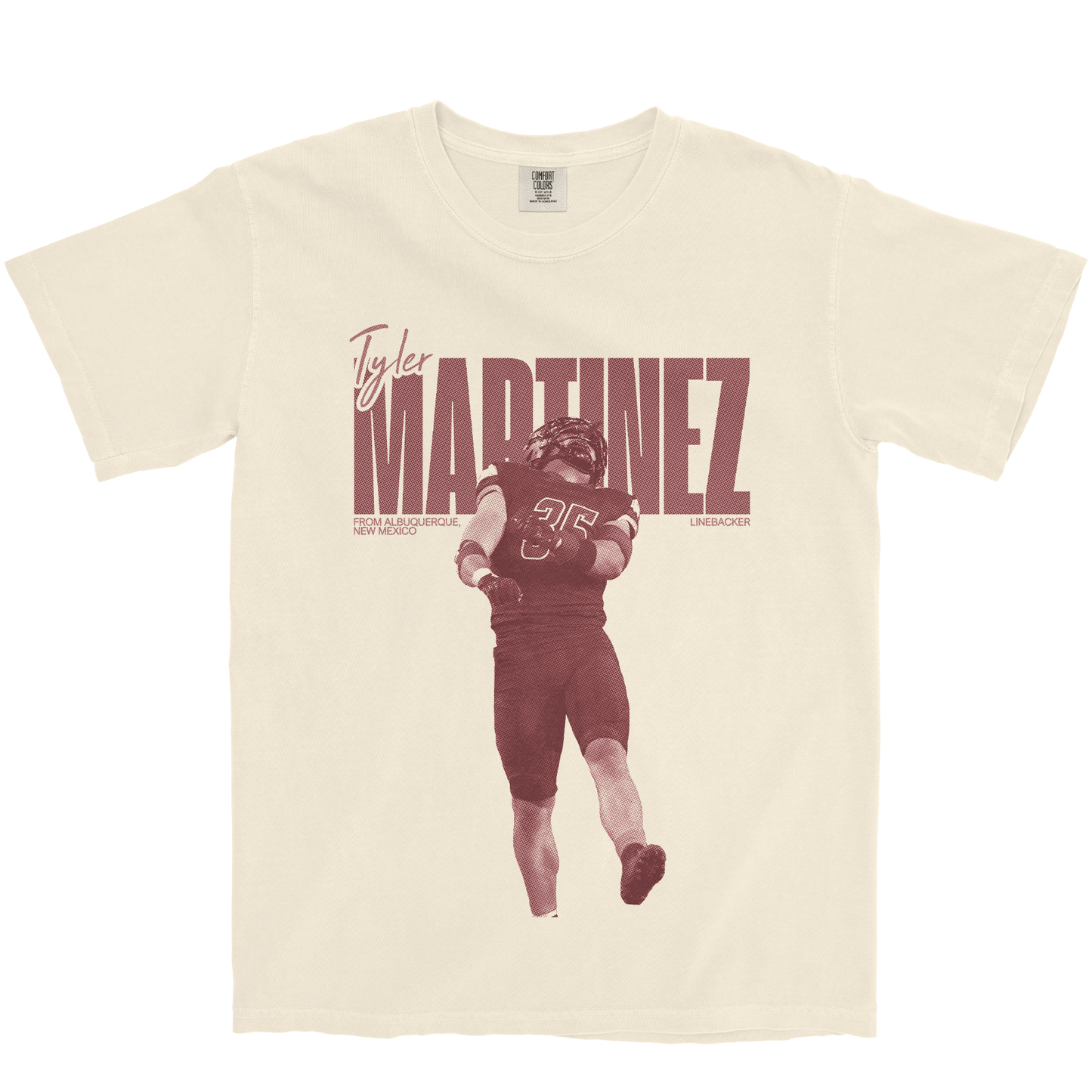 TYLER MARTINEZ VINTAGE IVORY TEE