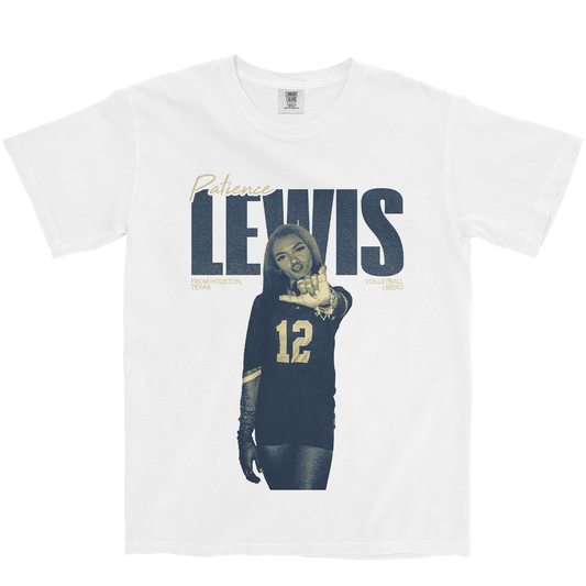 PATIENCE LEWIS VINTAGE WHITE TEE