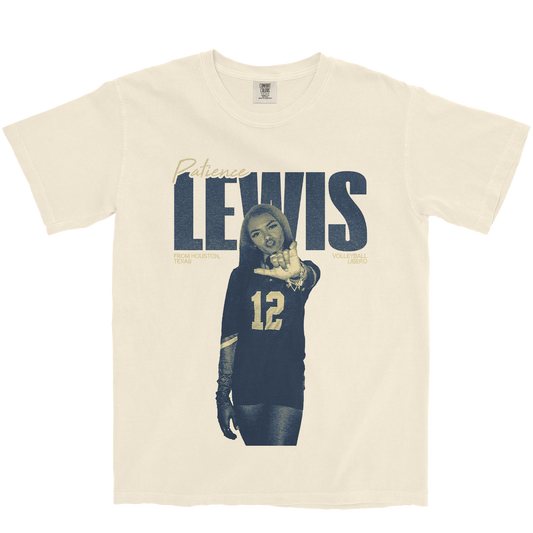 PATIENCE LEWIS VINTAGE IVORY TEE