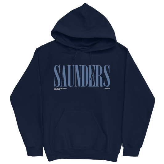 JORDAN SAUNDERS CLASSIC NAVY HOODIE