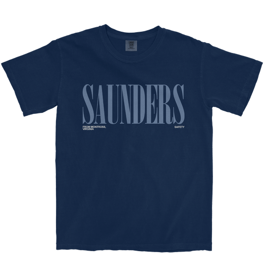 JORDAN SAUNDERS CLASSIC NAVY TEE