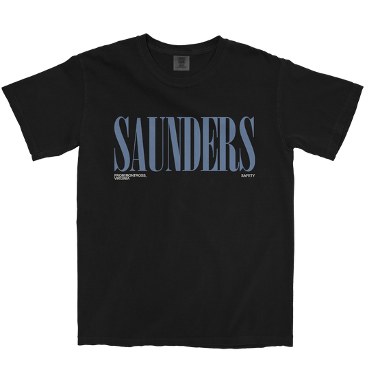 JORDAN SAUNDERS CLASSIC BLACK TEE