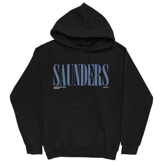 JORDAN SAUNDERS CLASSIC BLACK HOODIE