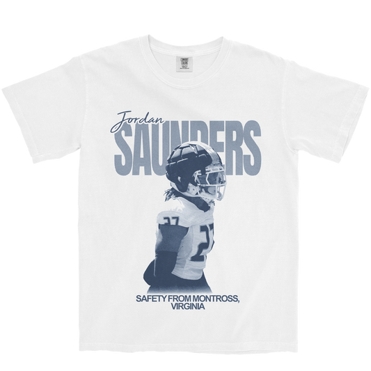 JORDAN SAUNDERS VINTAGE WHITE TEE