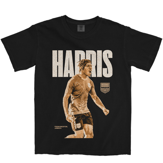 IMARI HARRIS VINTAGE BLACK TEE