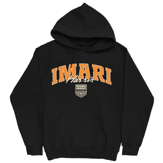 IMARI HARRIS CLASSIC BLACK HOODIE