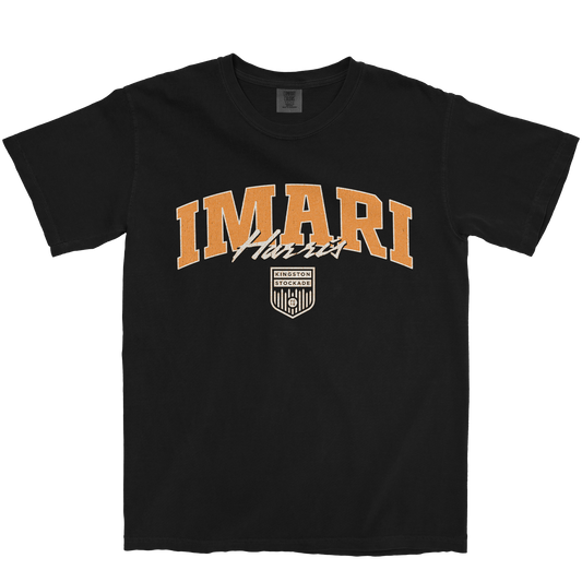 IMARI HARRIS CLASSIC BLACK TEE