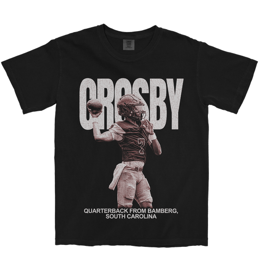 CHANSTON CROSBY VINTAGE BLACK TEE