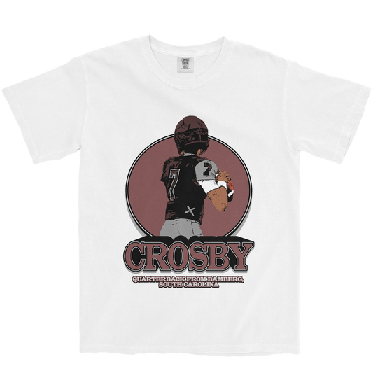 CHANSTON CROSBY RETRO WHITE TEE