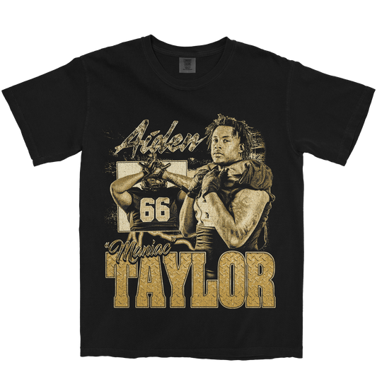 AIDEN TAYLOR GRAPHIC BLACK TEE