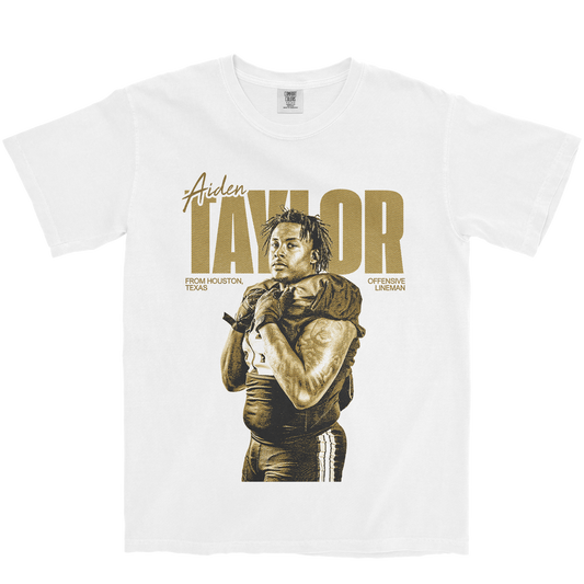 AIDEN TAYLOR VINTAGE WHITE TEE