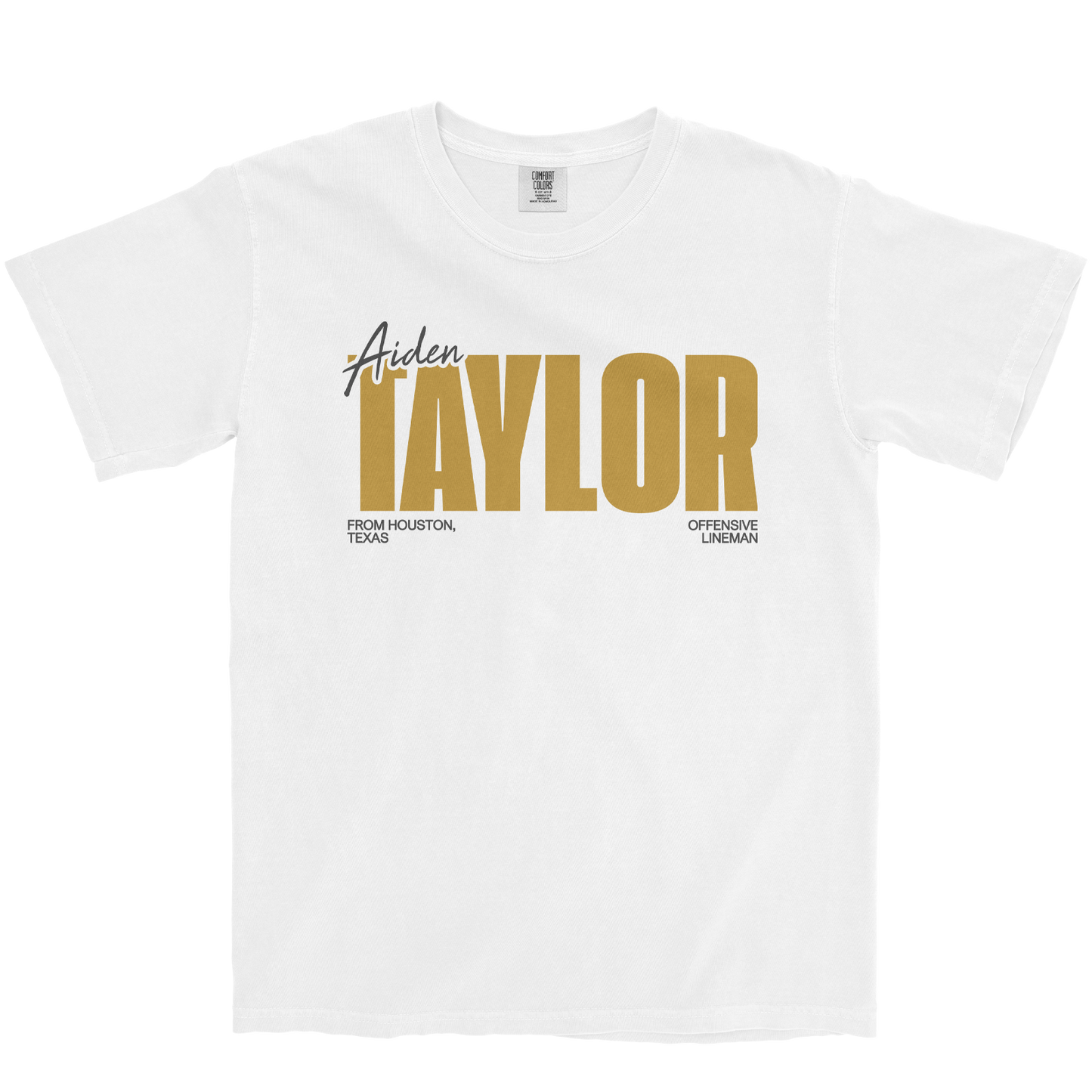 AIDEN TAYLOR CLASSIC WHITE TEE