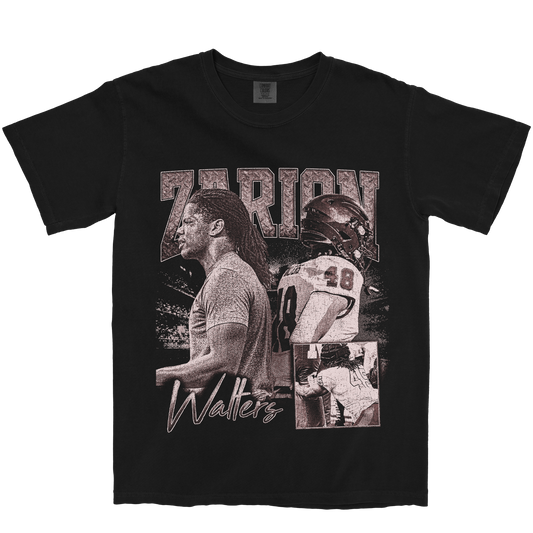 ZARION WALTERS GRAPHIC BLACK TEE