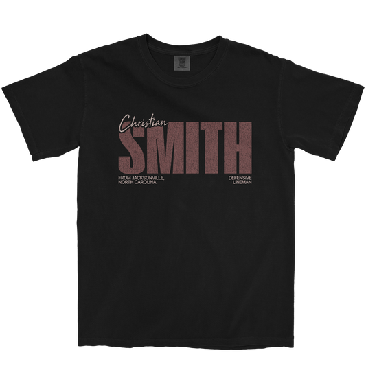 CHRISTIAN SMITH CLASSIC BLACK TEE