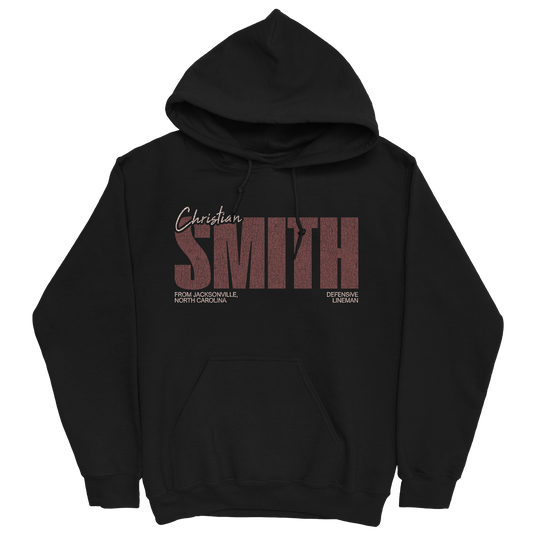 CHRISTIAN SMITH CLASSIC BLACK HOODIE