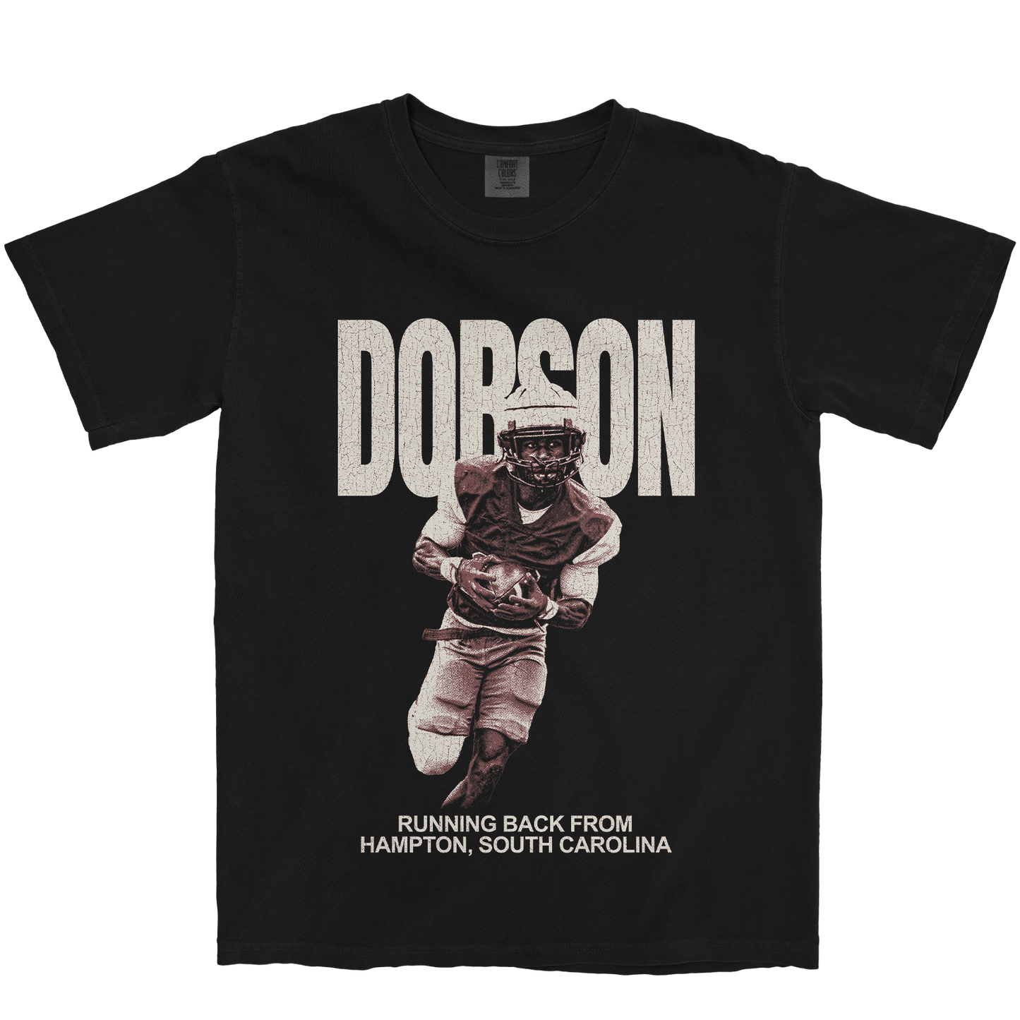 ZION DOBSON VINTAGE BLACK TEE