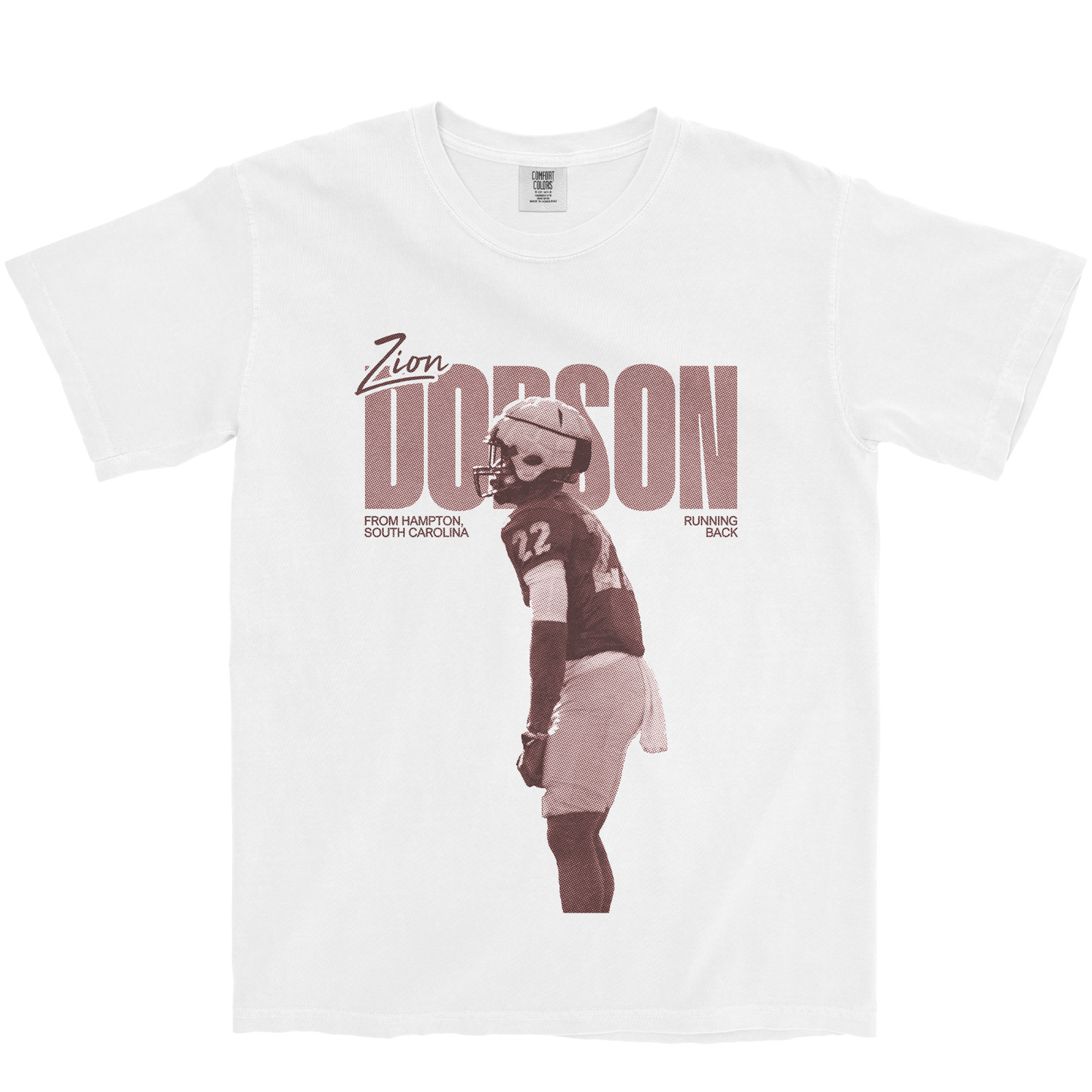 ZION DOBSON VINTAGE WHITE TEE