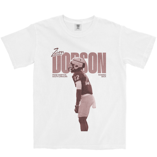 ZION DOBSON VINTAGE WHITE TEE