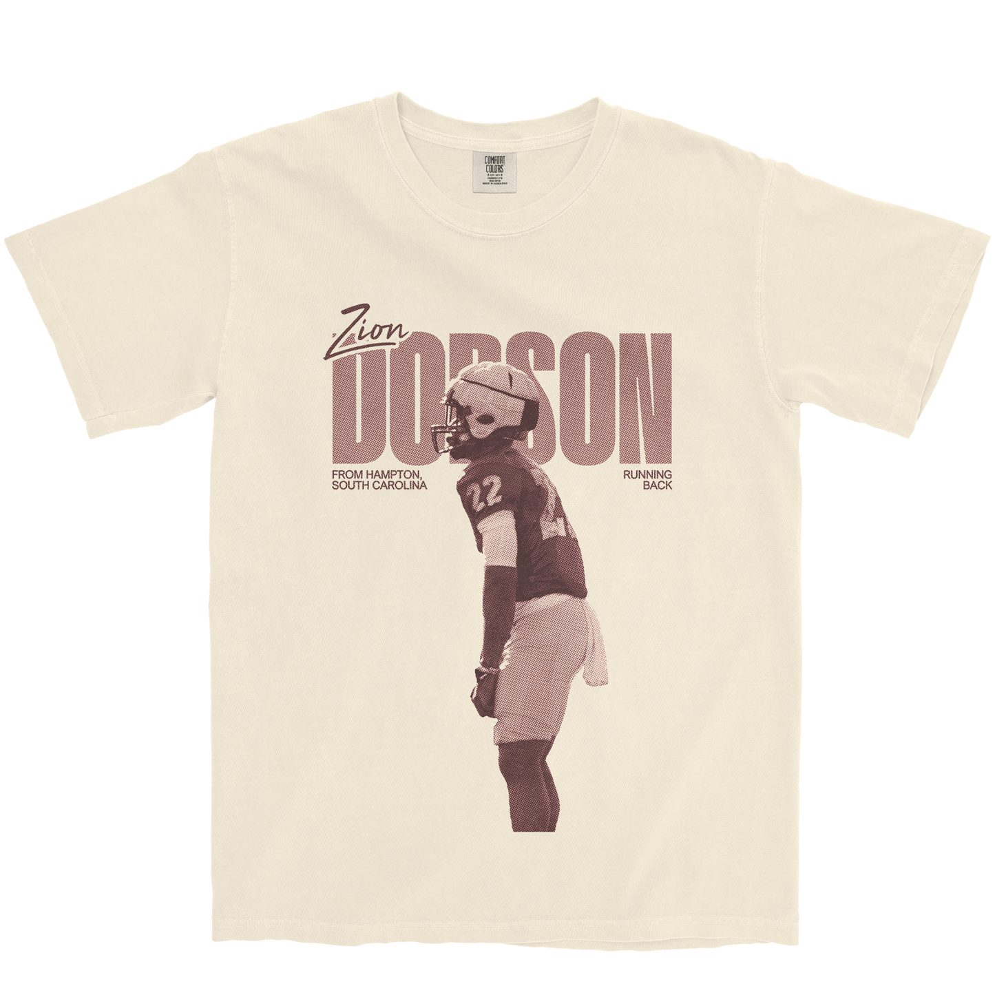 ZION DOBSON VINTAGE IVORY TEE