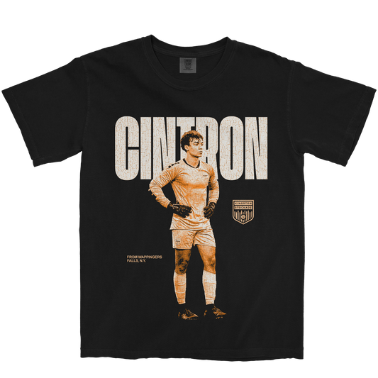 JAMES CINTRON VINTAGE BLACK TEE