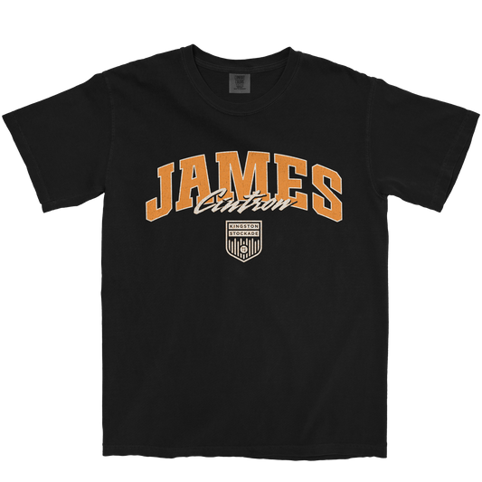 JAMES CINTRON CLASSIC BLACK TEE