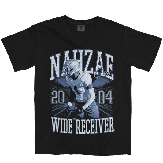 NAHZAE COX VINTAGE BLACK TEE