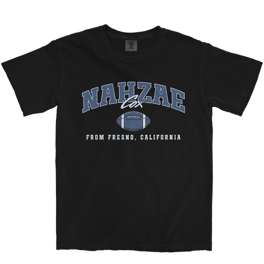 NAHZAE COX CLASSIC BLACK TEE