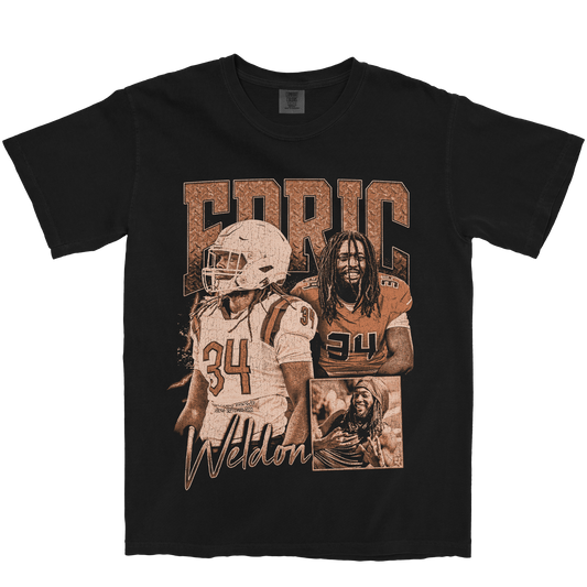 EDRIC WELDON GRAPHIC BLACK TEE