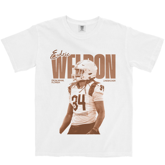 EDRIC WELDON VINTAGE WHITE TEE