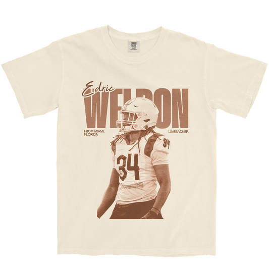 EDRIC WELDON VINTAGE IVORY TEE