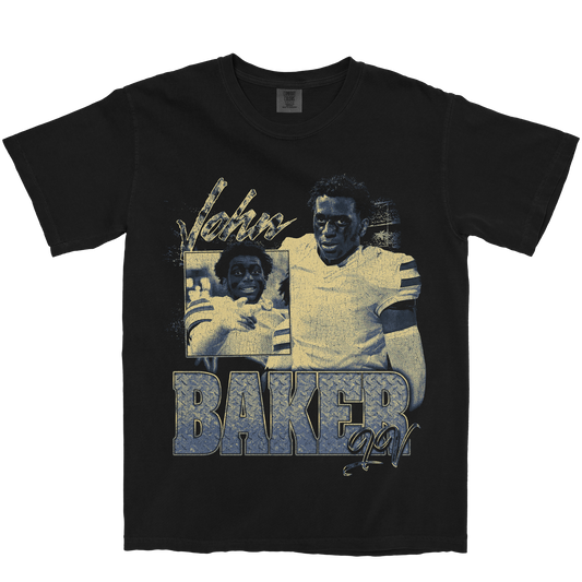 JOHN BAKER IV GRAPHIC BLACK TEE
