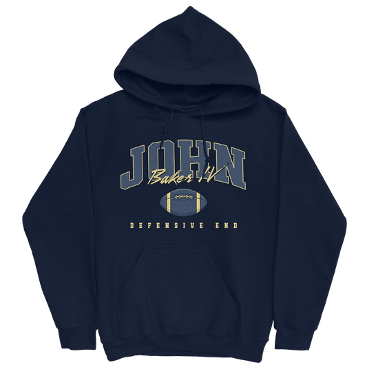JOHN BAKER IV CLASSIC NAVY HOODIE